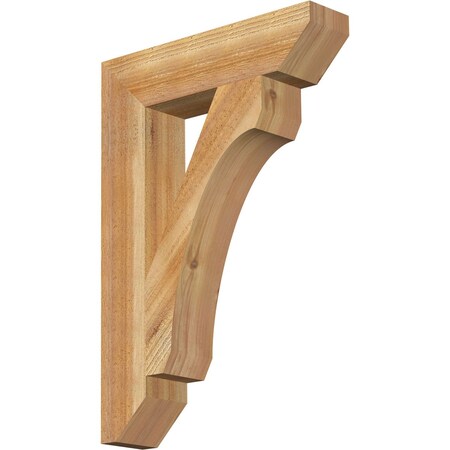 Legacy Slat Rough Sawn Bracket, Western Red Cedar, 4W X 18D X 26H